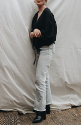 Hand Painted Wrap Blouse - autark