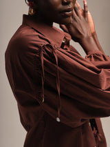 Gather Sleeve Shirt - autark