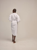 Gather Sleeve Dress - autark