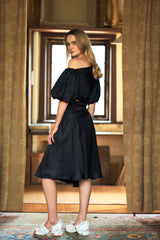 Silk Drawstring Skirt - autark