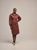 Gather Sleeve Dress - autark