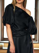 Silk Off Shoulder Blouse - autark