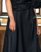 Silk Drawstring Skirt - autark
