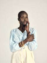 Tie Front Blouse - autark